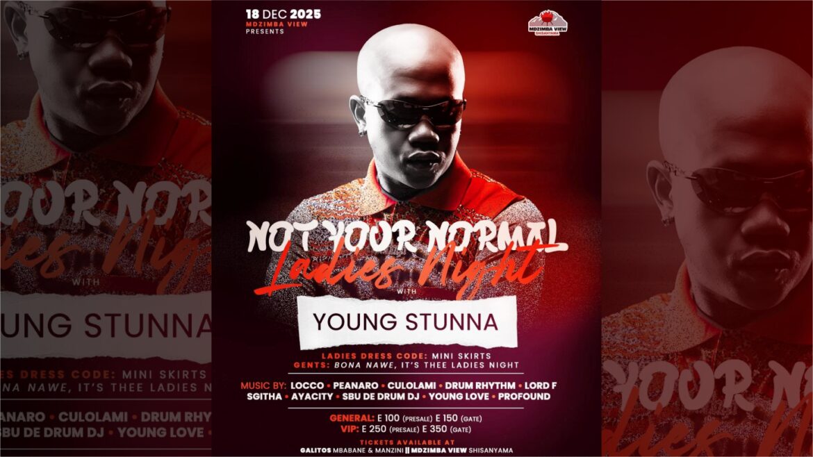 Young Stunna for Unforgettable Ladies’ Night Experience at Mdzimba View 
